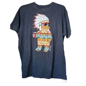 Riot Society Tee Shirt Short Sleeve, Charcoal Grey, Size 1xl